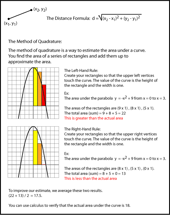 Distance and Quadrature